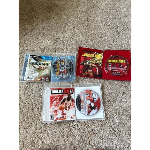 Bundle of 3 PS3 games Kill Zone 3 Borderland NBA 2K11 *Tested* - Picture 2 of 3